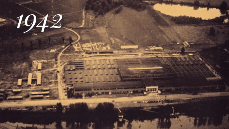 1942 - Portland Assembly Center Facility Ariel Shot