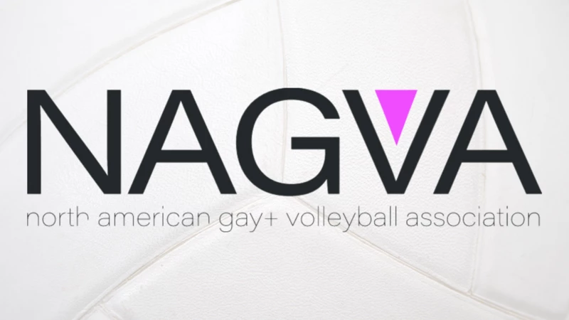 North American Gay Volleyball Association Logo NAGVA