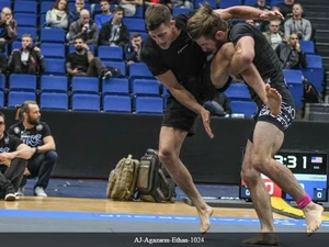 martial arts fight at ADCC event