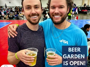 Beers at North American Gay Volleyball (NAGVA) Championships