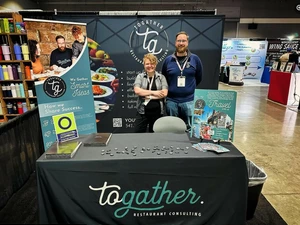 togather booth at the Northwest food show