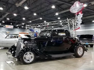 old black car at the Portland Roaster Show