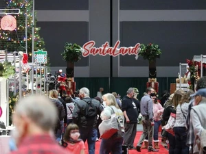 Portland Holiday Market Santaland Entrance