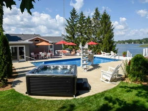 Photo of Hot tub by pool